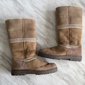 VTG UGG AUSTRALIA Original Uggs Women’s Sundance Sheepskin Wool Winter Boots 10